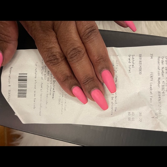 Fenty Faux Fur Leadcat White Slides - Size 10.5 - Picture 10 of 12